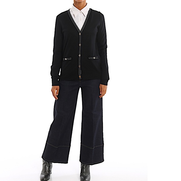 TORY BURCH Madeline wool cardigan - Picture 10 of 12